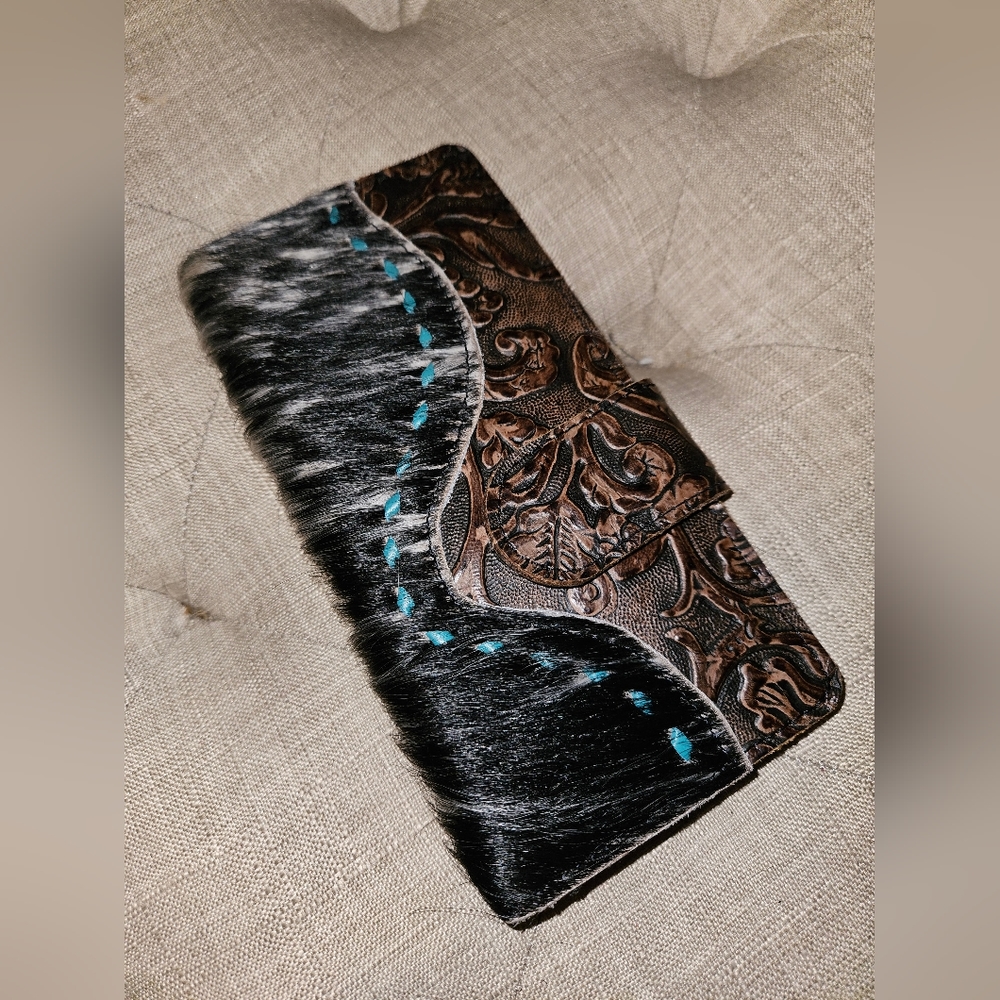 Hair On Hide Cowhide Wallet